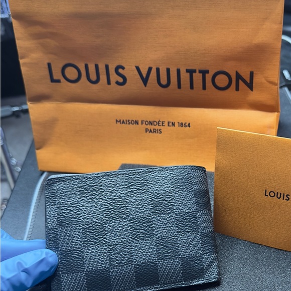 Louis Vuitton Slender Wallet (men’s) Damier Graphite Canvas - Picture 5 of 15